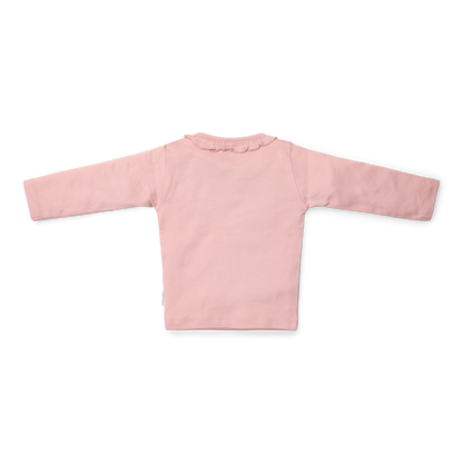 T-shirt de manga comprida Rosa Veludo
