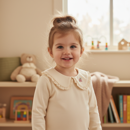 T-shirt de manga comprida Areia Mescla