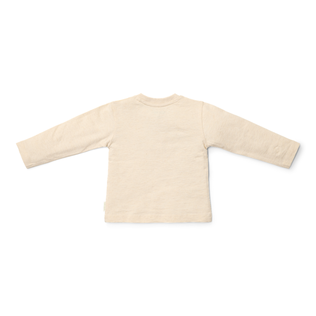 T-shirt de manga comprida Areia Mescla menino