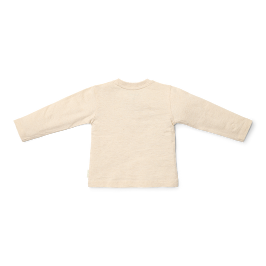 T-shirt de manga comprida Areia Mescla menino