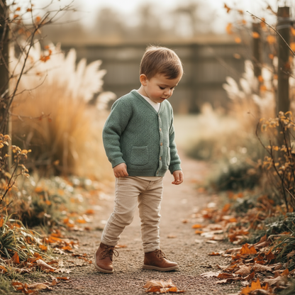 Forest Green Knitted Coat