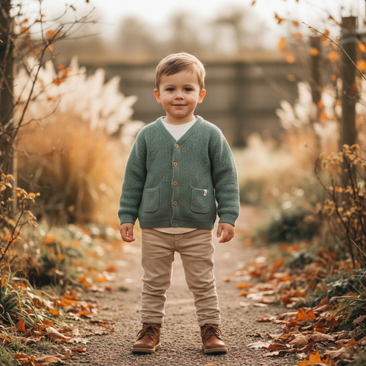Forest Green Knitted Coat
