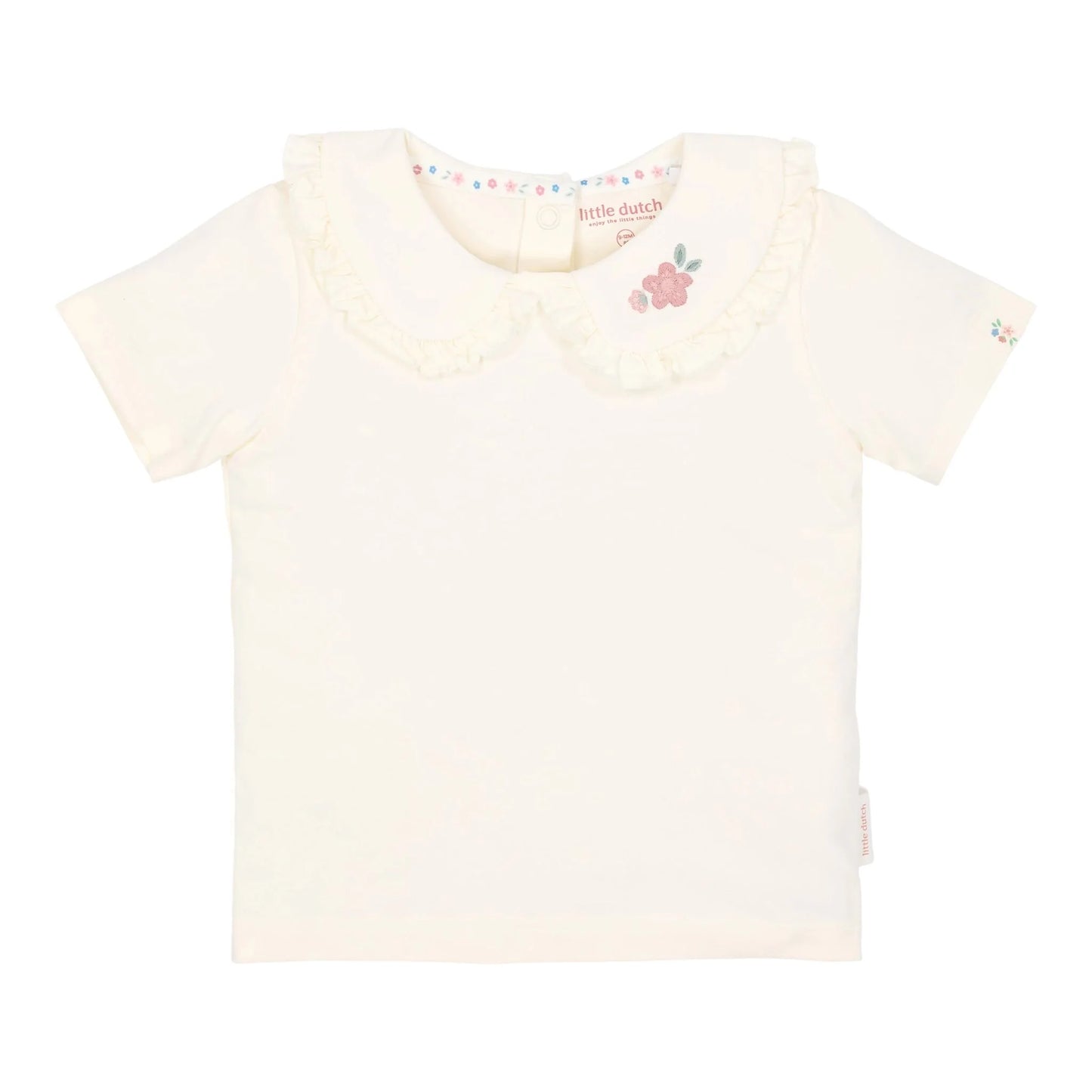 T-Shirt de Manga Curta - Creme