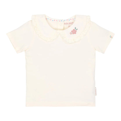 T-Shirt de Manga Curta - Creme