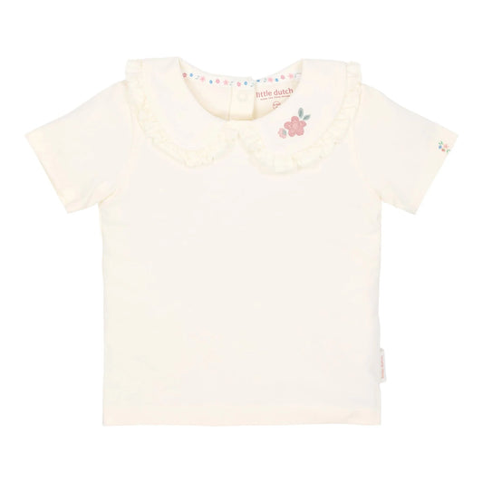 T-Shirt de Manga Curta - Creme