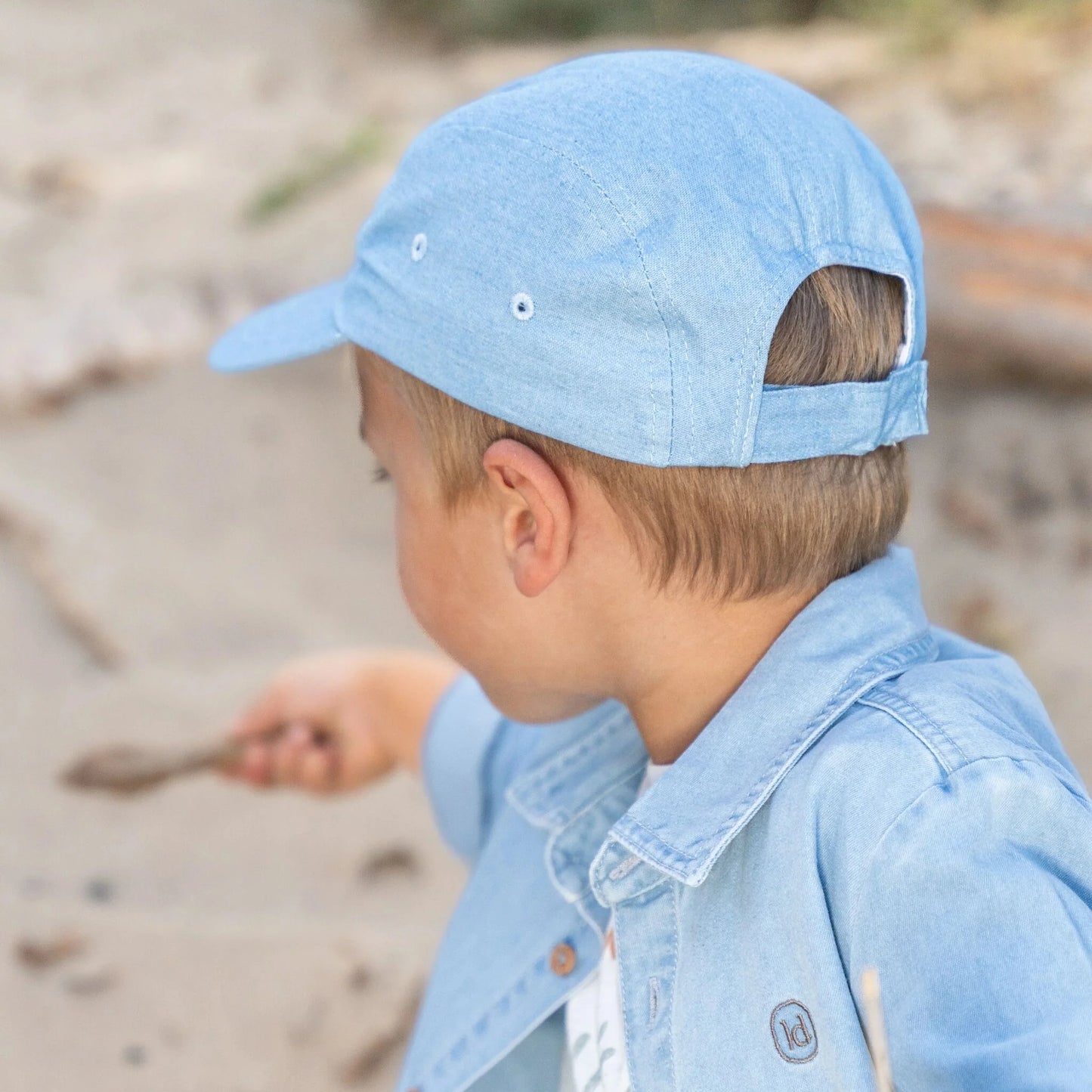 Denim Cap - "HEY"