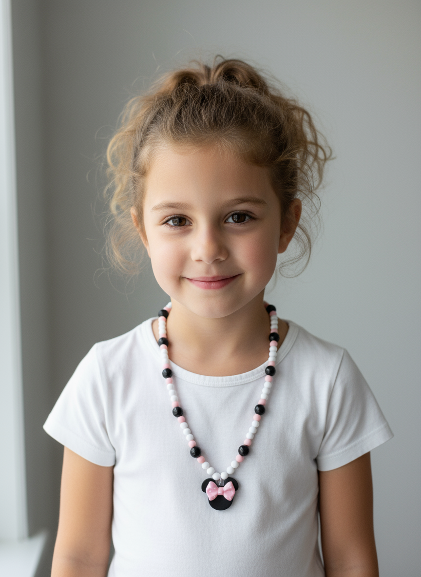 Colar em Biscuit Minnie