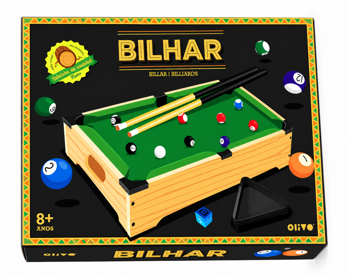 Jogo de Bilhar Infantil 43 × 31 cm
