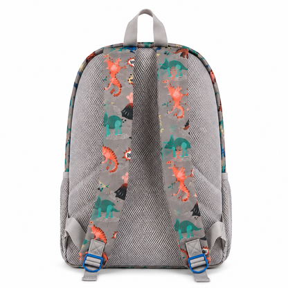 B'LOG Play Me Dino School Backpack 40x30x18 cm