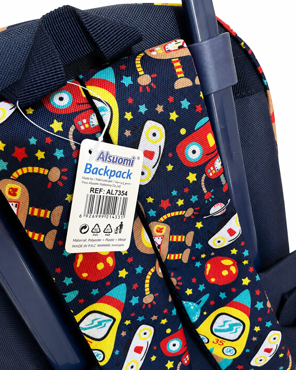Robot Trolley Backpack 46x32 cm
