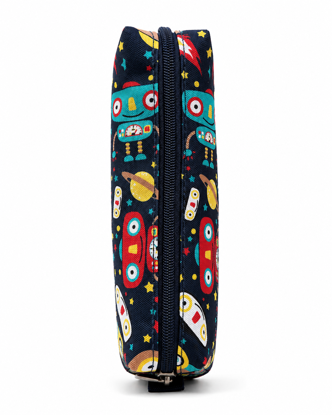 Square Pencil Case with Robot Handle