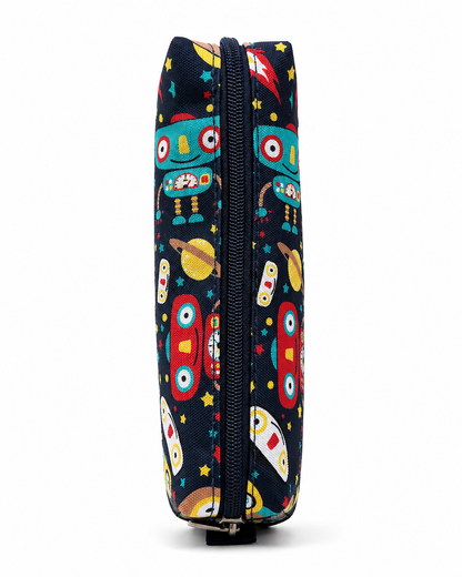 Square Pencil Case with Robot Handle