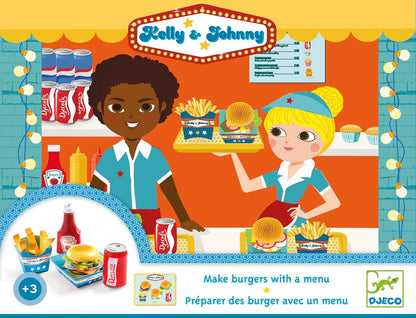 Kelly & Johnny Faz Hambúrgueres com Menu