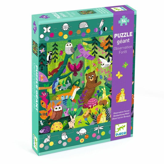 Observez la forêt - Puzzle géant 54 pièces