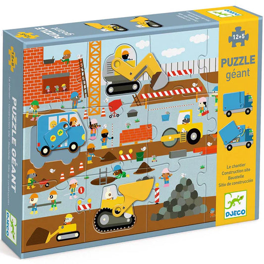 Construction Site - Construction Machinery Puzzle