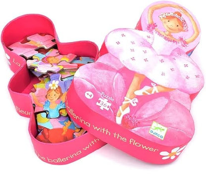 Bailarina c/ Flor- Puzzle 36 Pcs