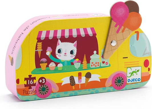Carrinha dos Gelados - Puzzle 16 Pcs