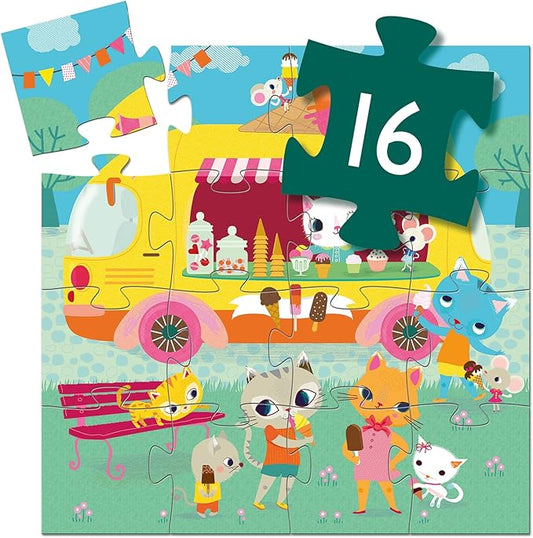 Carrinha dos Gelados - Puzzle 16 Pcs
