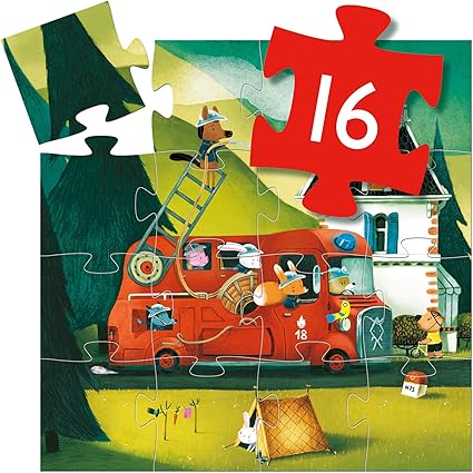 Fire Truck - 16 Piece Puzzle
