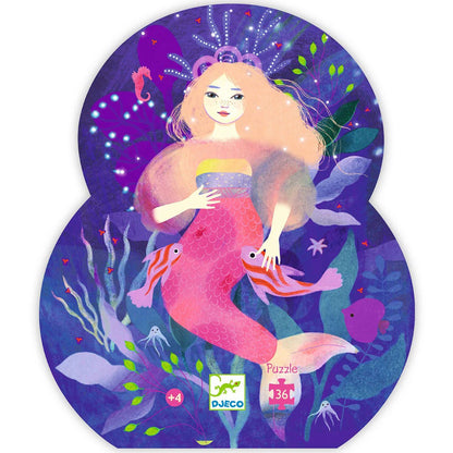 Ella, a Sereia- Puzzle Silhueta 36 Pcs