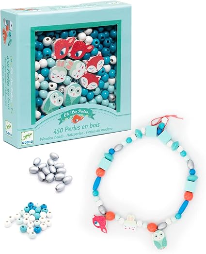 Wooden Bead Kit “450 Beads”
