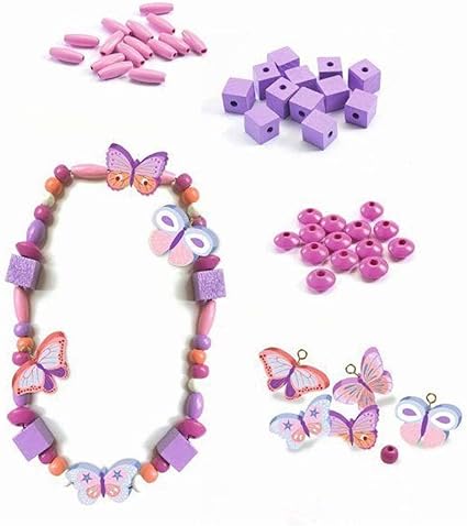 Butterflies - Wooden beads