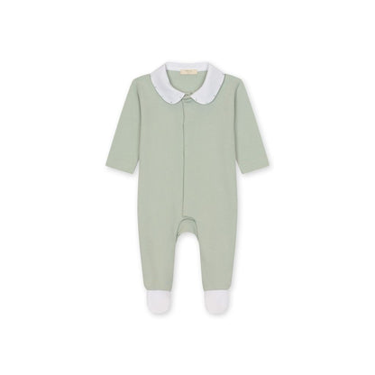 Babygrow de Algodão Bebé Daisy Verde Mint