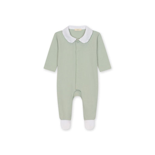 Babygrow de Algodão Bebé Daisy Verde Mint