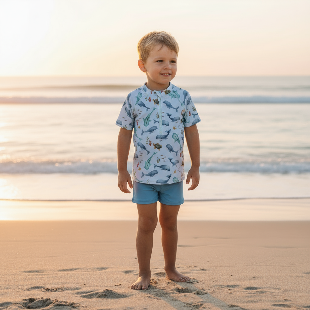 T-shirt de Praia MC-Ocean Multi-colour