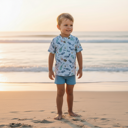 T-shirt de Praia MC-Ocean Multi-colour