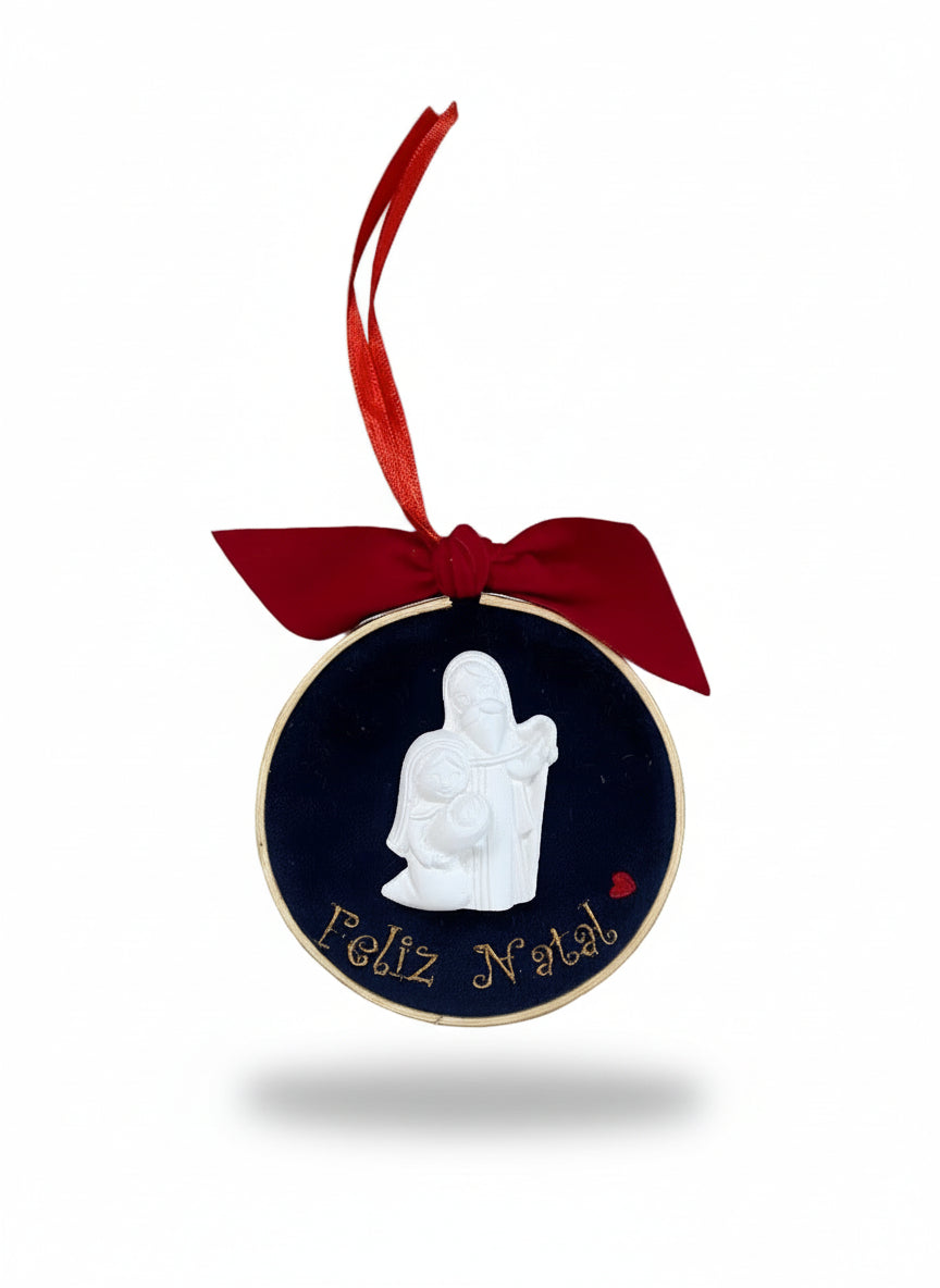 Bastidor d10 c/Gesso "Feliz Natal"