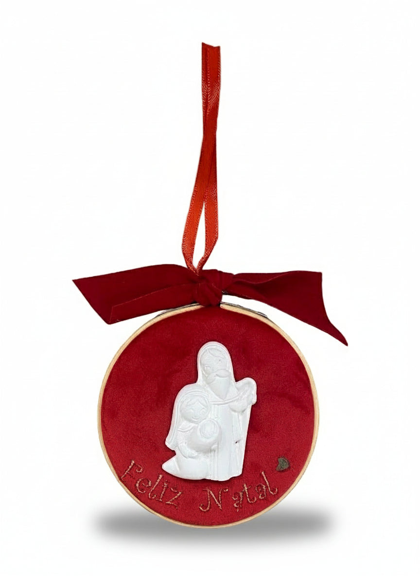 Bastidor d10 c/Gesso "Feliz Natal"