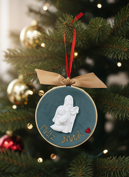 Bastidor d10 c/Gesso "Feliz Natal"