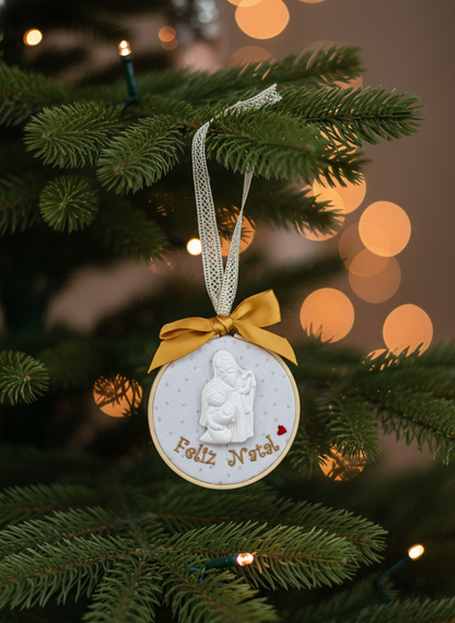 Bastidor d10 c/Gesso "Feliz Natal"