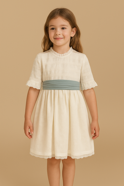 Dress with Valencian Pearl Lace