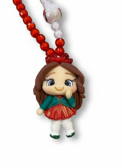 Colar de Natal em Biscuit