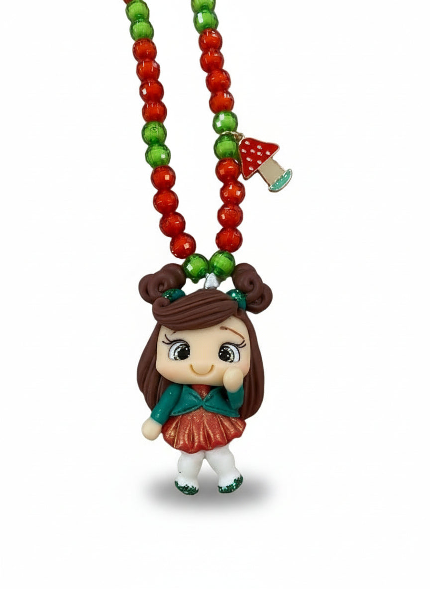 Colar de Natal em Biscuit