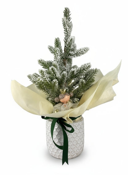 Vase with Pine Tree and Princess | 44cm