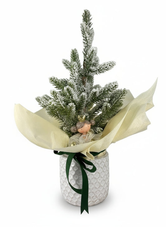 Vase with Pine Tree and Princess | 44cm