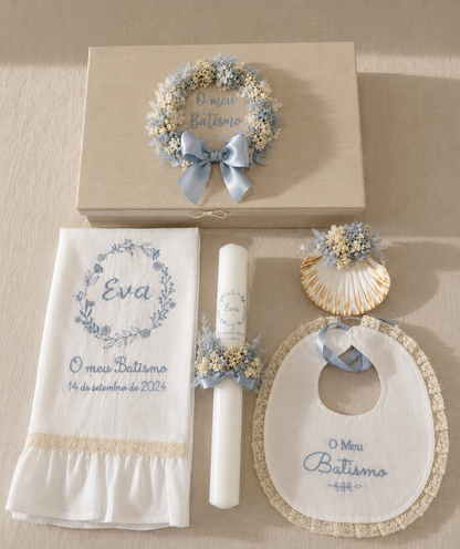 Kit Batismo - Flores Preservadas