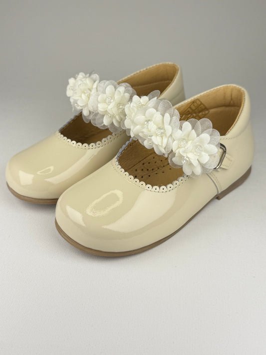 sapato c/flores