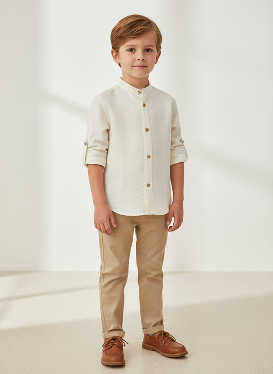 HG linen shirt with priest collar