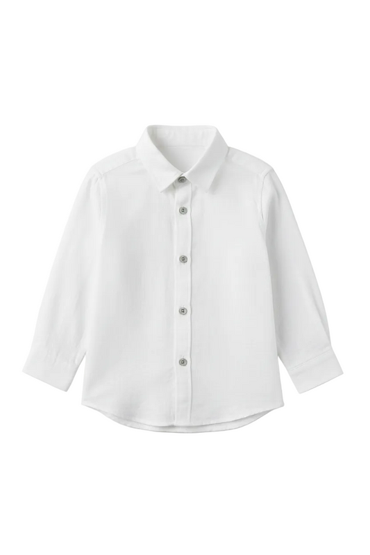 HG linen shirt with regular collar