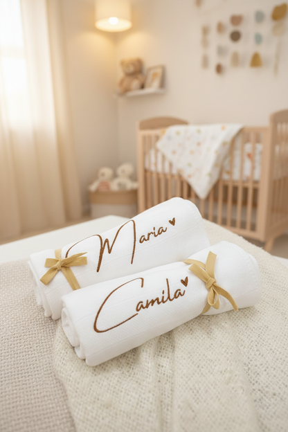 HG White Diaper with Name