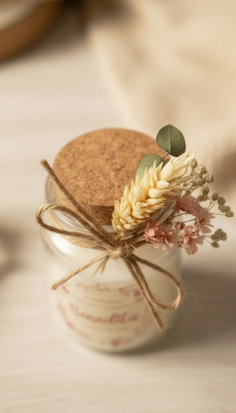 Lembrança Vela Personalizada