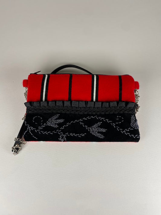 Sac brodé en verre