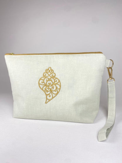 Necessaire romaria em linho
