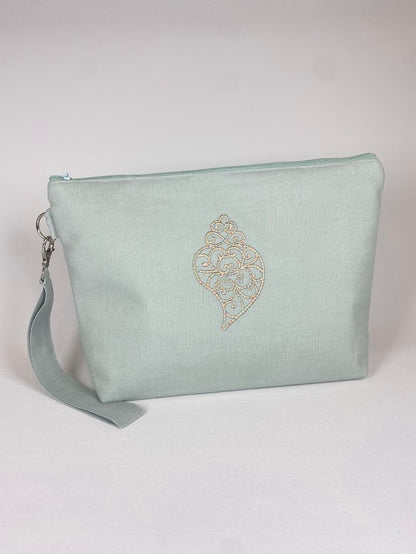 Necessaire romaria em linho