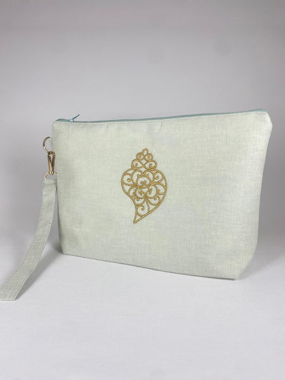 Necessaire romaria em linho