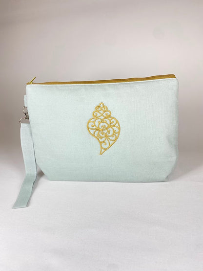 Necessaire romaria em linho
